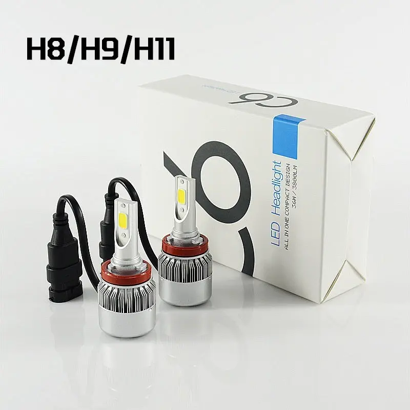 C6 C1 9-36V車用LEDヘッドライトH1 H3 H4 H7 H11