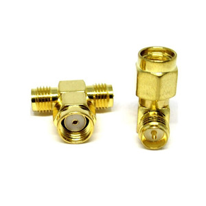 Manufacturer T Type Two in One SMA Male to <b>Double</b> Female Coax <b>Adapter</b> Connector Branche for Efficient Signal Transm - Product Image 2