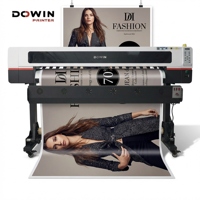 1.6m 1.8m Large Format Inkjet Printer Single I3200 Head Plotter Vinyl Diaital Machine for Outdoor Banner Photo Printing