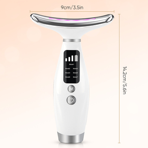 Masseur facial <span class=keywords><strong>pour</strong></span> <span class=keywords><strong>le</strong></span> <span class=keywords><strong>visage</strong></span> et <span class=keywords><strong>le</strong></span> cou, baguette sculptante <span class=keywords><strong>pour</strong></span> <span class=keywords><strong>le</strong></span> <span class=keywords><strong>visage</strong></span>, thérapie par lumière rouge, 7 couleurs, masseur <span class=keywords><strong>pour</strong></span> <span class=keywords><strong>le</strong></span> <span class=keywords><strong>visage</strong></span> et <span class=keywords><strong>le</strong></span> cou - Product Image 6