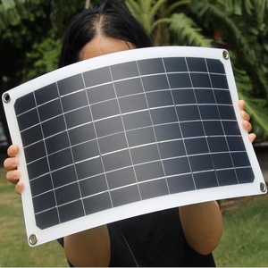 Masuyoshi Mitsu 40W Solar Panel Charger 250MM Dual USB Dual DC Output For <b>12V</b> Car <b>Battery</b> And Mobile Phone - Product Image 3