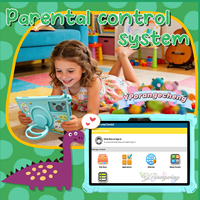 Tablet PC Edukasi Anak Baru 10.1-Inci Slot Kartu SIM 4GB+64GB MTK Octa Core Baterai 4000mAh Wi-Fi Android 12 Kamera 2MP+5MP