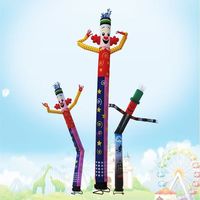 Danseur gonflable publicitaire personnalisé, figurine ondulante pour réceptionniste, Sky Dancer avec souffleur pour magasin