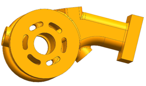 जहाज उद्योग और इंजन शरीर के लिए प्रोटोटाइप 3 डी रेत कास्टिंग मोल्ड डिजाइन - Product Image 3