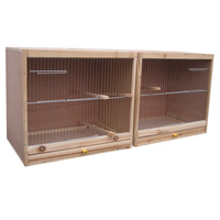 Cage modulaire d'élevage de pigeons Cage en bois pour animaux de compagnie Nichoir en bois massif Cage à oiseaux pour pigeons