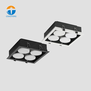 Một đến bốn đầu vuông hình chữ nhật lõm LED COB Downlight <span class=keywords><strong>gx53</strong></span> LED trần tại chỗ xuống ánh sáng nhôm chống chói <span class=keywords><strong>gx53</strong></span> ceil đèn - Product Image 5