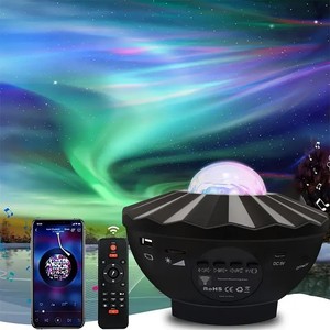 Projecteur de <span class=keywords><strong>ciel</strong></span> <span class=keywords><strong>étoilé</strong></span>, lumière de nuit LED, éclairage galactique océanique, haut-parleur intégré pour la décoration de la chambre, cadeau pour enfants - Product Image 4