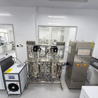 Réacteur à cuve agitée 200KL contrôlé par PLC automatique, cuve sous pression, pompe, moteur, équipement de fermentation bactérienne