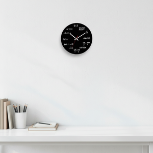 Reloj de Pared Creativo para Sala de Estar, Relojes Modernos con Fórmulas Matemáticas, Decoración para el Hogar con <span class=keywords><strong>Ecuaciones</strong></span> Matemáticas Simples para Cuarto de Estudio - Product Image 6