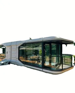 S3 Modern Stylish Prefabricated Steel House Space Capsule Inspired Unique Living Solution Hotels Safe Stable Structure Fresh Air