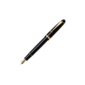 Pluma Estilográfica Clásica de Resina 74 FKKN-12SR con Plumín de Oro 14K No.5, Cuatro Opciones de Color: Negro, Rojo Oscuro, Azul Oscuro, Verde Oscuro, Compatible - Product Image 1