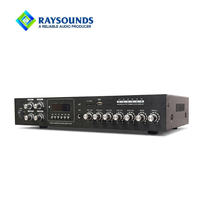 Amplificateur audio PA multi-zones 35W 4 canaux avec USB, carte SD et sirène pour écoles et mosquées (vente en gros)