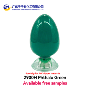 Campioni Gratuiti Pigmento Verde 7 (Verde Ftalo 2900H) ad Alta Forza Colorante, Marca Qianqiansheng, Purezza 98% - Product Image 1