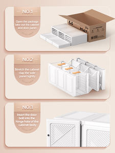 2024 ארון אחסון פלסטיק נייד קופסה ואחסון הבית - Product Image 2