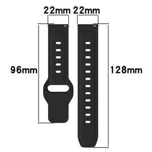 Bracelet de montre en silicone en gros de Gligle Factory pour <span class=keywords><strong>Huami</strong></span> <span class=keywords><strong>Amazfit</strong></span> pour 20MM/22MM Style sportif - Product Image 4