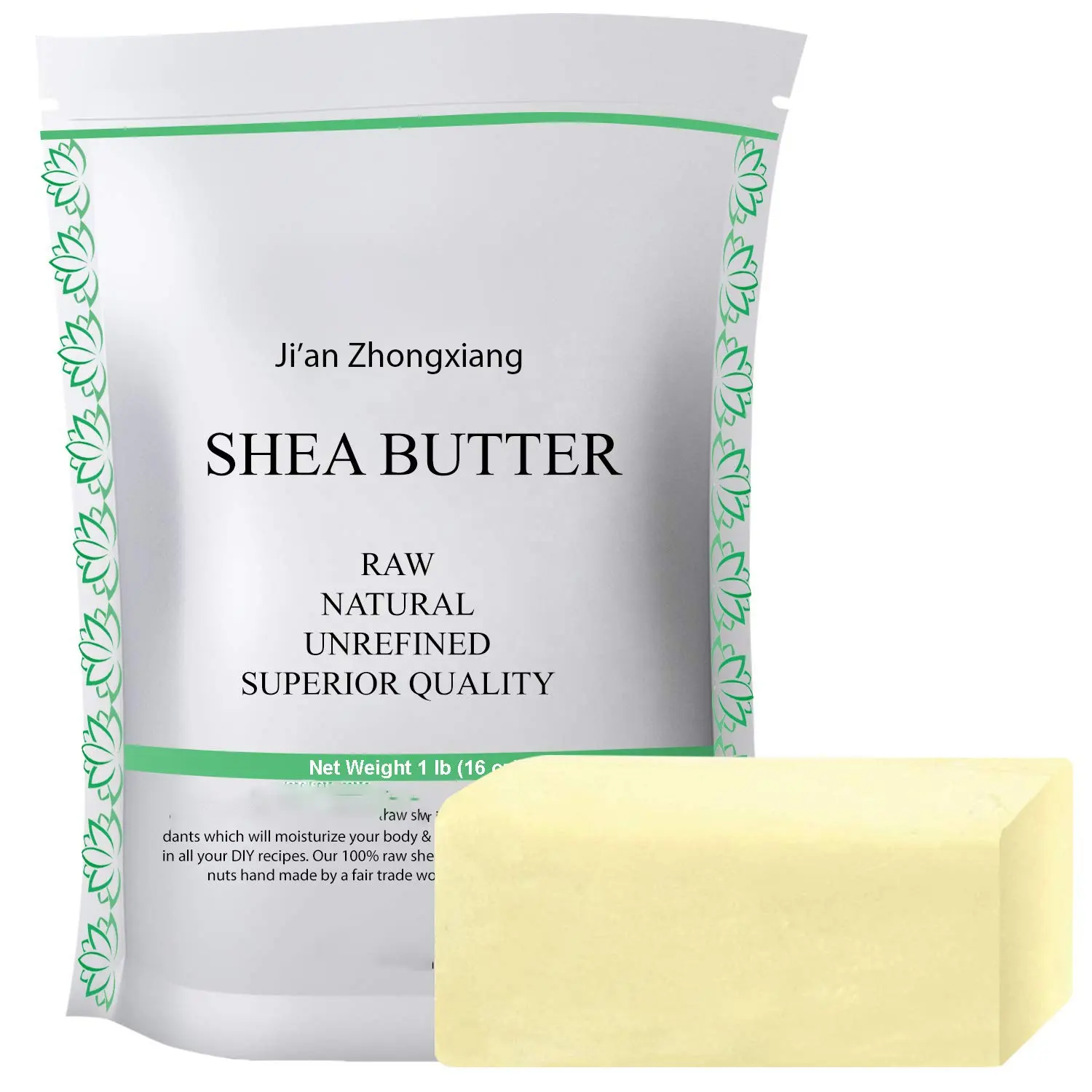 Cosmetische Grade Ongeraffineerde Pure Natuurlijke Shea Butter Crème