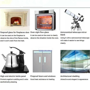 Gran Oferta: Vidrio Cerámico Templado de Superficie Sólida Resistente al Calor de 4mm, con Serigrafía Personalizada, para Puertas de Horno Modernas - Product Image 5