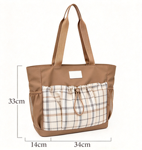 Bolsa de Hombro de Nailon Impermeable Grande de Alta Calidad con Diseño Casual y Práctico, con Cierre y Bolsillos para Mujer, para Uso Diario y Viajes - Product Image 3