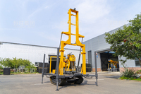 Direct usine Hengwang HW-160L 160m Foreuse hydraulique pour puits d'eau, avec pompe à boue, sur chenilles, diesel, pour carottage de carottage
