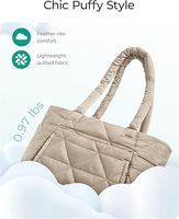 Sac fourre-tout de sport en PVC brodé grande capacité pour femme, sac à bandoulière matelassé et rembourré avec compartiments pour voyage et travail