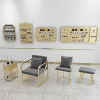 Mobilier de Luxe Style Moderne Nouvelle Qualité pour Salon de Beauté, Ensemble de Manucure Professionnel avec Table à Ongles