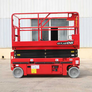 Ağır 6m 550kg hidrolik gökyüzü kaldırma platformu elektrikli makaslı kaldırma platformu hareketlilik elektrikli kendinden tahrikli makaslı kaldırma - Product Image 1