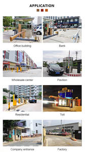 Çift yönlü 1-6M kutup uzunluğu Servo bom bariyeri kapalı ve açık kullanım için otopark için su geçirmez çelik emniyet kapısı - Product Image 4