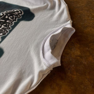 QYOURECLO Personalizado DTG Impressão Francês Terry 450 GSM Algodão Gota Ombro Dupla Camada de Manga Longa T-shirt - Product Image 4