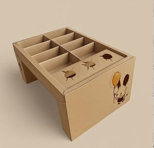 Boîte en carton personnalisée avec logo pour <span class=keywords><strong>plateau</strong></span> de <span class=keywords><strong>brunch</strong></span>, fenêtre, pelliculage mat, papier kraft recyclable, pour sushi et lait, gaufrage gratuit - Product Image 6