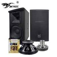 Altavoz PA Profesional de 2 Vías con Reflector de Graves MTS12 de 12 Pulgadas, 400 W RMS, 95 dB, 131 dB de Pico, para DJ, Club, KTV
