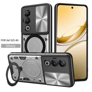 Coques de téléphone hybrides en TPU <span class=keywords><strong>et</strong></span> PC à motif CD magnétique puissant Lichicase pour Itel City 200 A100C, coque antichoc - Product Image 5
