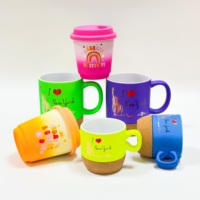 Mug en céramique blanc de 11 oz avec logo personnalisé, céramique OEM, décalcomanie haute température et sublimation pour cadeau souvenir, chaîne de supermarchés