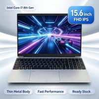 Portátil Empresarial Personalizado de 15.6 Pulgadas, CPU I7-6500U, 16GB RAM, 256GB SSD, Portátiles para Juegos OEM, Nuevos, para Estudiantes y Educación