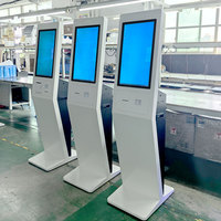 21,5-Zoll-Touchscreen-Kiosk mit QR-Scanner NFC-Kartenleser für Hotel Check-in