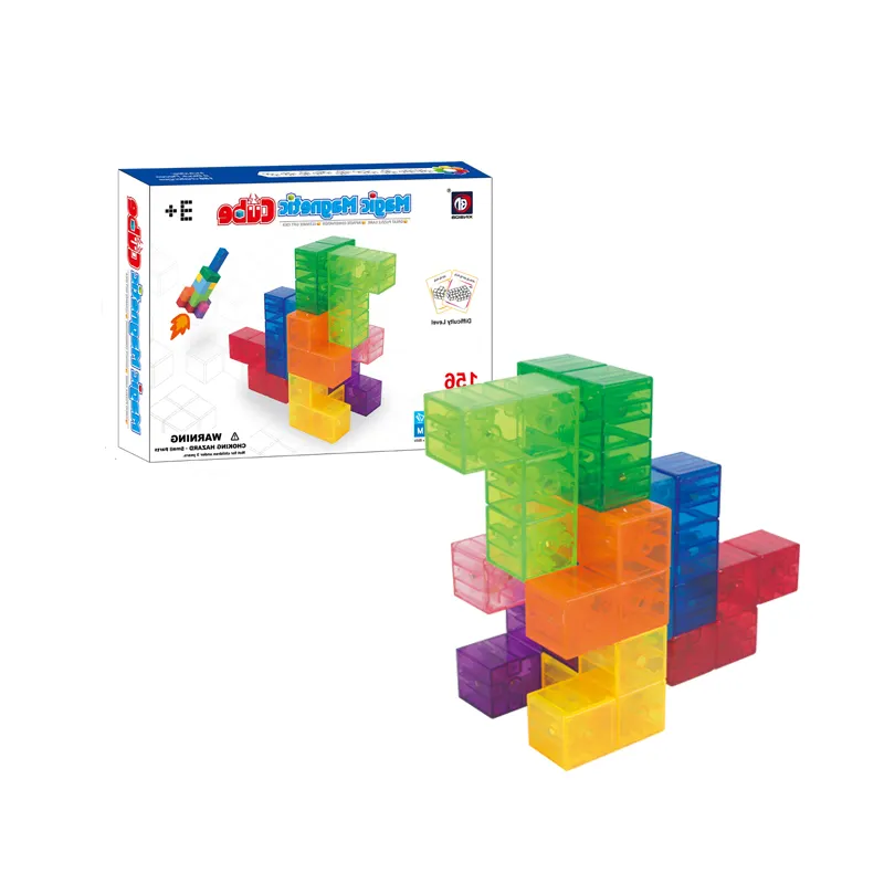 Building Blocks For Kids Magic Cubes Magnet Blocks For Kids Magnetic Building Blocks Bricks Toy Educational Puzzle