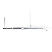 Éclairage de conduits de bus en aluminium et en cuivre pour les installations industrielles d'habillement Installation de suspension IP54 pour l'éclairage de conduits de bus