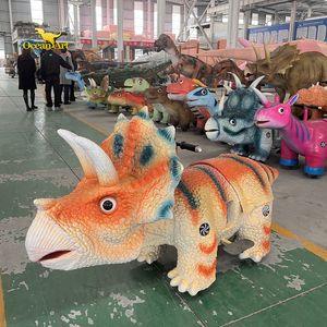 Dinosaurio Animatrónico Interactivo de Fibra de Vidrio para Montar, Operado con Monedas, para Uso en Interiores/Exteriores en Centros Comerciales y Parques de Aventuras - Product Image 6