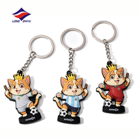 Longzhiyu – Porte-clés en silicone 3D personnalisé de haute qualité, 20 ans d'expérience, porte-clés de voiture en PVC, porte-clés en caoutchouc de dessin animé, porte-clés en caoutchouc PVC