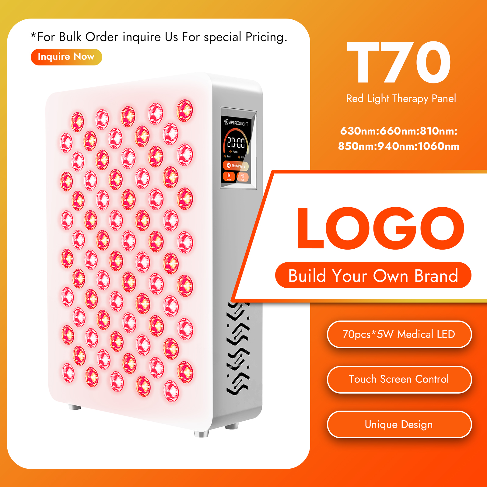 Panneau T70 / 6 Ondes / 5W