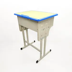 Junqi-escritorio escolar para Aula de niños, silla de escuela completamente desmontada de metal con juego de escritorio, muebles escolares, escritorios y sillas para estudiantes
