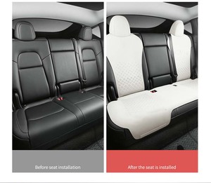 ชุดหุ้มเบาะรถยนต์หนังกลับอัลคันทาร่าแบบสปอร์ต ดีไซน์พิเศษ สำหรับรถเทสล่า รุ่น <span class=keywords><strong>3</strong></span>  ครบชุด ใช้ได้ทุกฤดู - Product Image 6