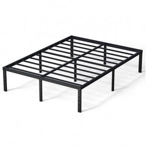 WEKIS Metal Hostel <b>Platform</b> Double Queen <b>Beds</b> Stainless Steel Iron <b>Frame</b> <b>Bed</b> - Product Image 1