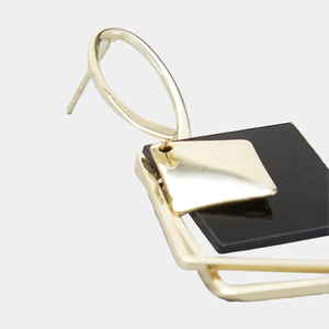 Boucles d'oreilles longues de luxe pour femmes, bijoux élégants et raffinés avec pierres de zircone cubique étincelantes pour fêtes et mariages - Product Image 3