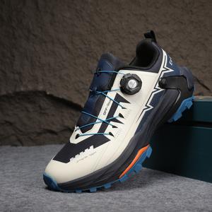 Chaussures de course tout-terrain à boucle rotative pour hommes, antidérapantes, absorbant les chocs, légères, pour la randonnée et le trekking en plein air - Product Image 4