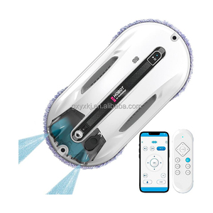 Robot de nettoyage automatique de vitres <span class=keywords><strong>HOBOT</strong></span> R3 Ventana Clean 2025, alimenté par batterie, batterie 2000 mAh, autonomie 61-90 minutes, télécommande par application - Product Image 1