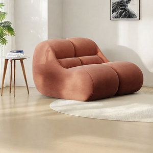 Custom Designed Oval Upholstered <b>Sofa</b> Foam Filling Art Pattern For Living Room Adults Children <b>Pets</b> Babies Elderly - Product Image 1