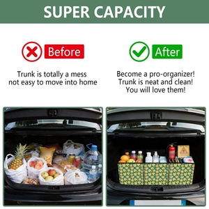 Bolsas de Compras Reutilizables de Nailon Plegables Grandes con Dos Asas y Estampado Personalizado de Flores de Puakenikeni Hawaianas, Cesta de Almacenamiento para Compras - Product Image 6