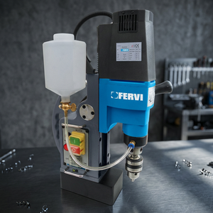 Machine à percer magnétique FERVI, outil de précision à haute efficacité pour divers matériaux, force magnétique maximale de 8500 N, perçage de 20 mm - Product Image 2