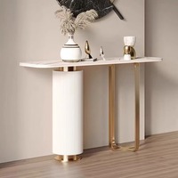 Table de console carrée en panneau de bois moderne faite à la main pour la maison hôtel salon salle à manger chambre entrée couloir pour la décoration de bureau à domicile