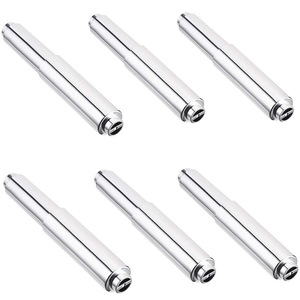 Saint Ruijia <b>Toilet</b> Paper <b>Holder</b> Telescopic Shaft Silver Wall Mounted Bathroom Accessory - Product Image 4